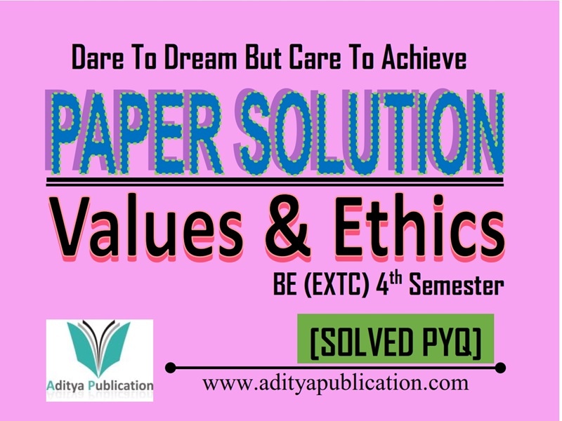 Values & Ethics (V&E) 4th Semester (SPYQ)