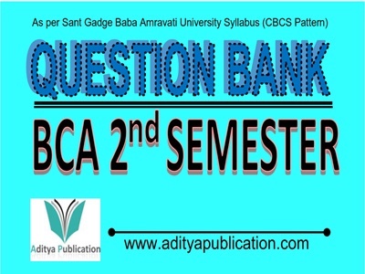 BCA 2nd Semester CBCS Pattern Question Bank (QB BCA 2nd SEM)