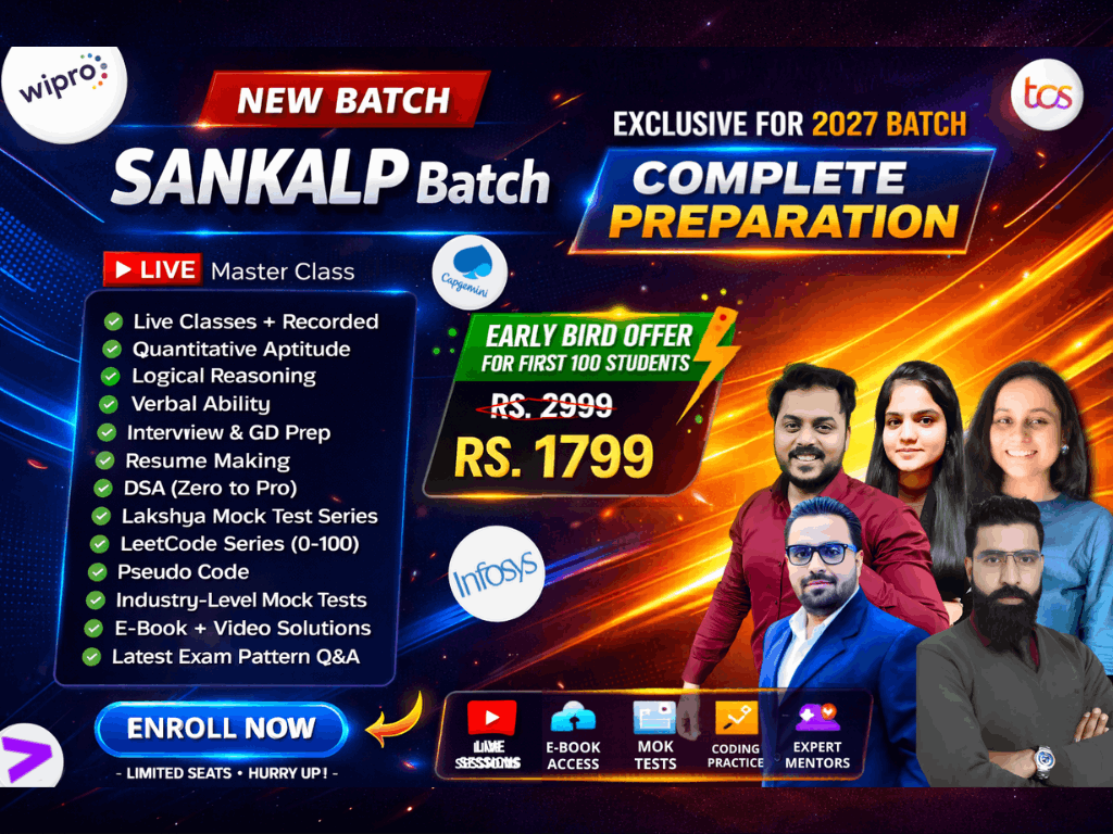 welcome to new sankalp batch 8 . 0 for 2027 the ultimate pathway to ...