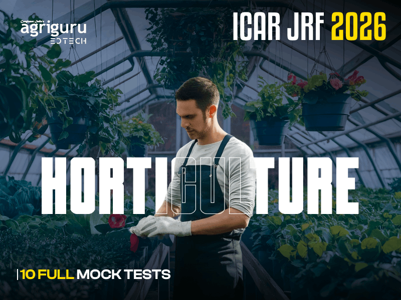 ICAR JRF Mock Test 2026 - Horticulture