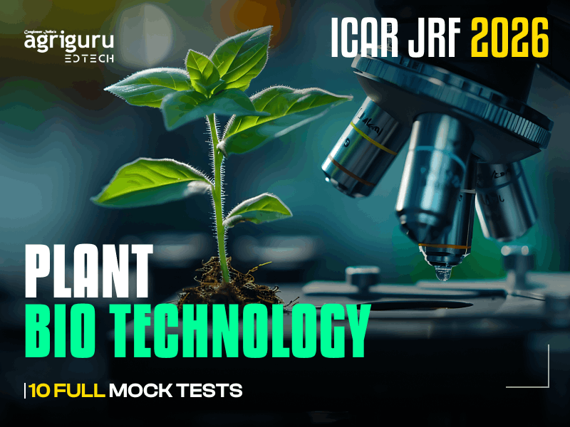 ICAR JRF Mock Test 2026 - Plant Biotechnology