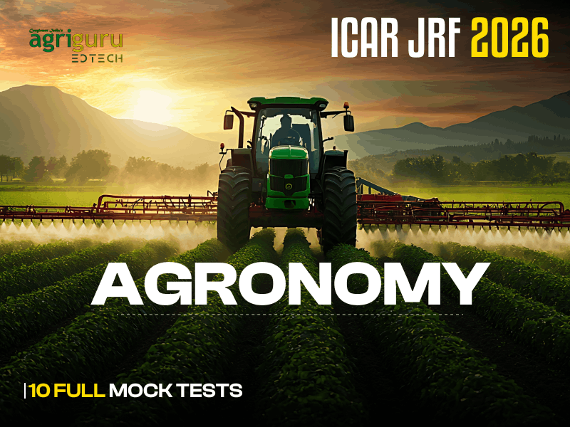 ICAR JRF Mock Test 2026 - Agronomy