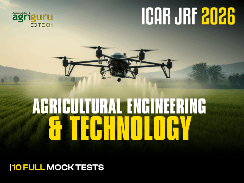 ICAR JRF Mock Test 2026 - Agricultural Engineering & Technology