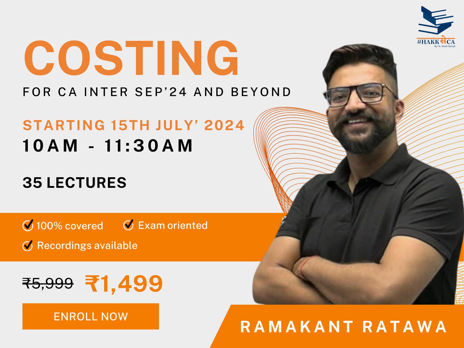 Costing | Fast Track | Intermediate | Jan'25
