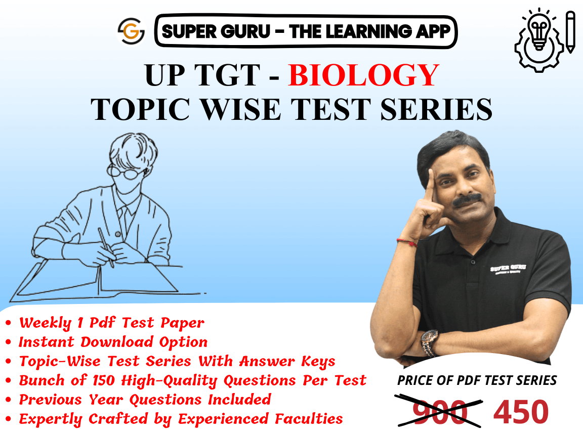 UP TGT - BIOLOGY TOPIC WISE PDF TEST SERIES