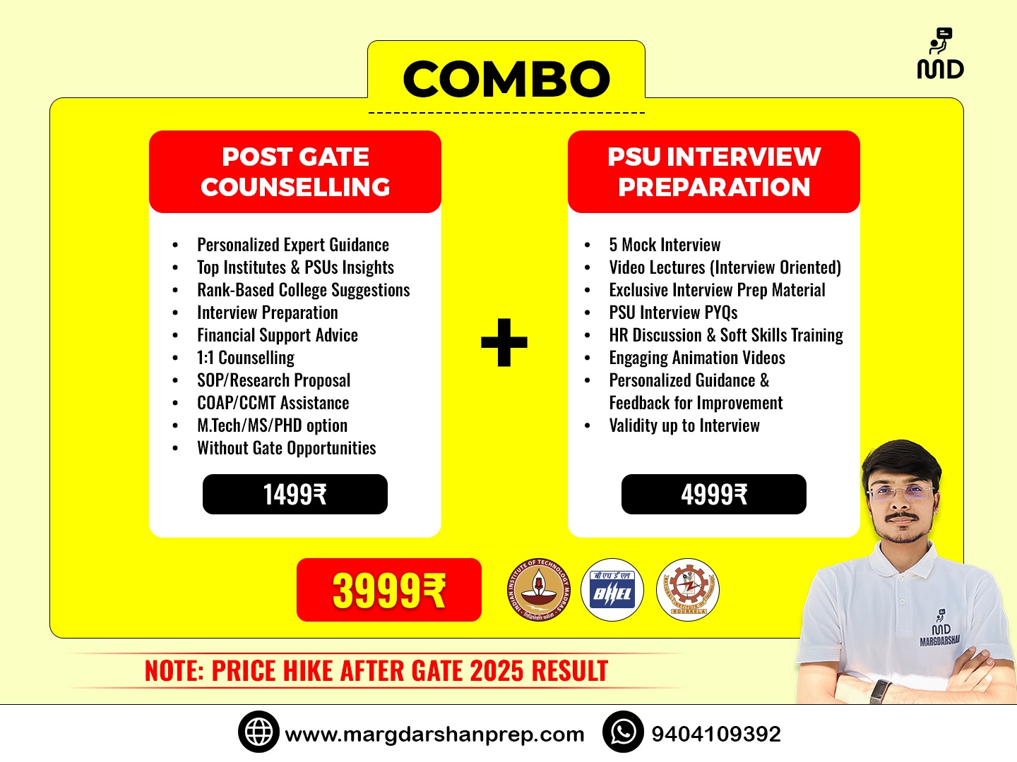 POSTGATE-2025 + PSU INTERVIEW PREPARATION COMBO COURSE