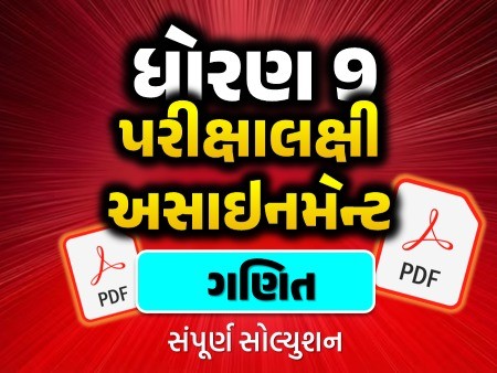 STD 9 ગણિત અસાઇનમેન્ટ 2025