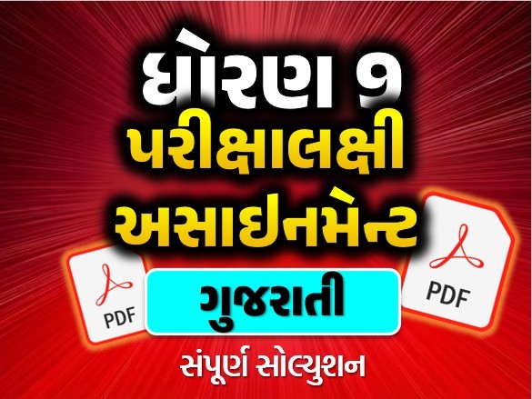 STD 9 ગુજરાતી અસાઇનમેન્ટ 2025