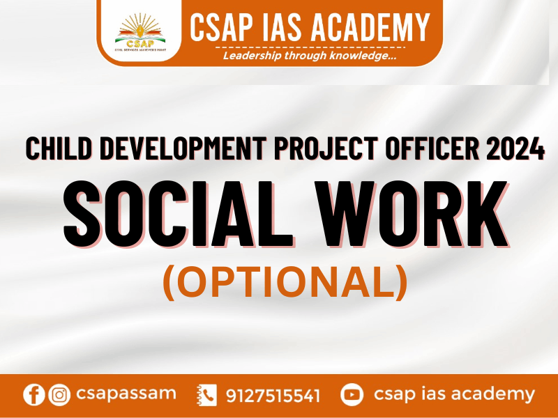 CDPO SOCIAL WORK OPTIONAL 2024