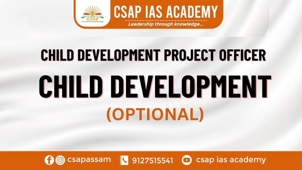 CDPO CHILD DEVELOPMENT OPTIONAL