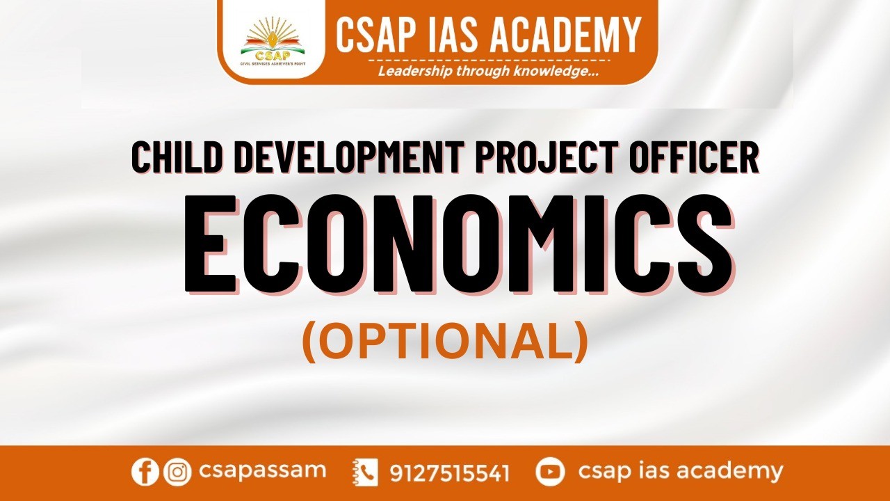 CDPO ECONOMICS OPTIONAL 2024