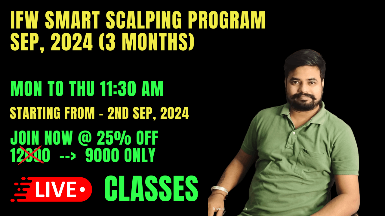 IFW OPTIONS SCALPING LIVE COURSE SEP, 2024 (3 MONTHS) 540935