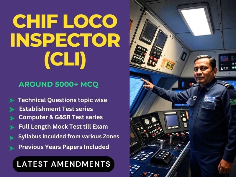 Chief Loco Inspector departmental course poster