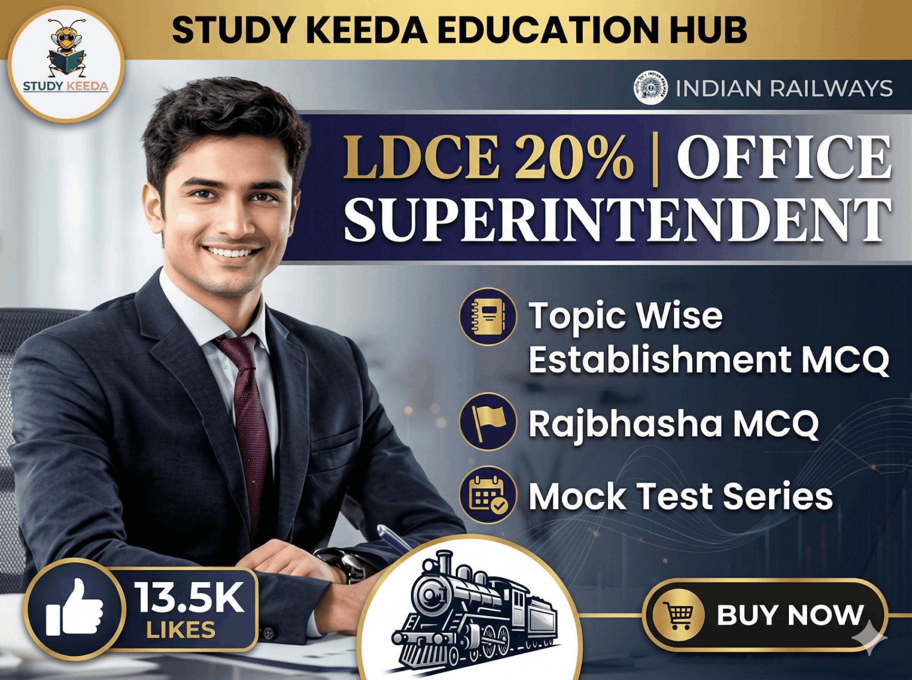 Office Superintendent 20 percent LDCE course poster