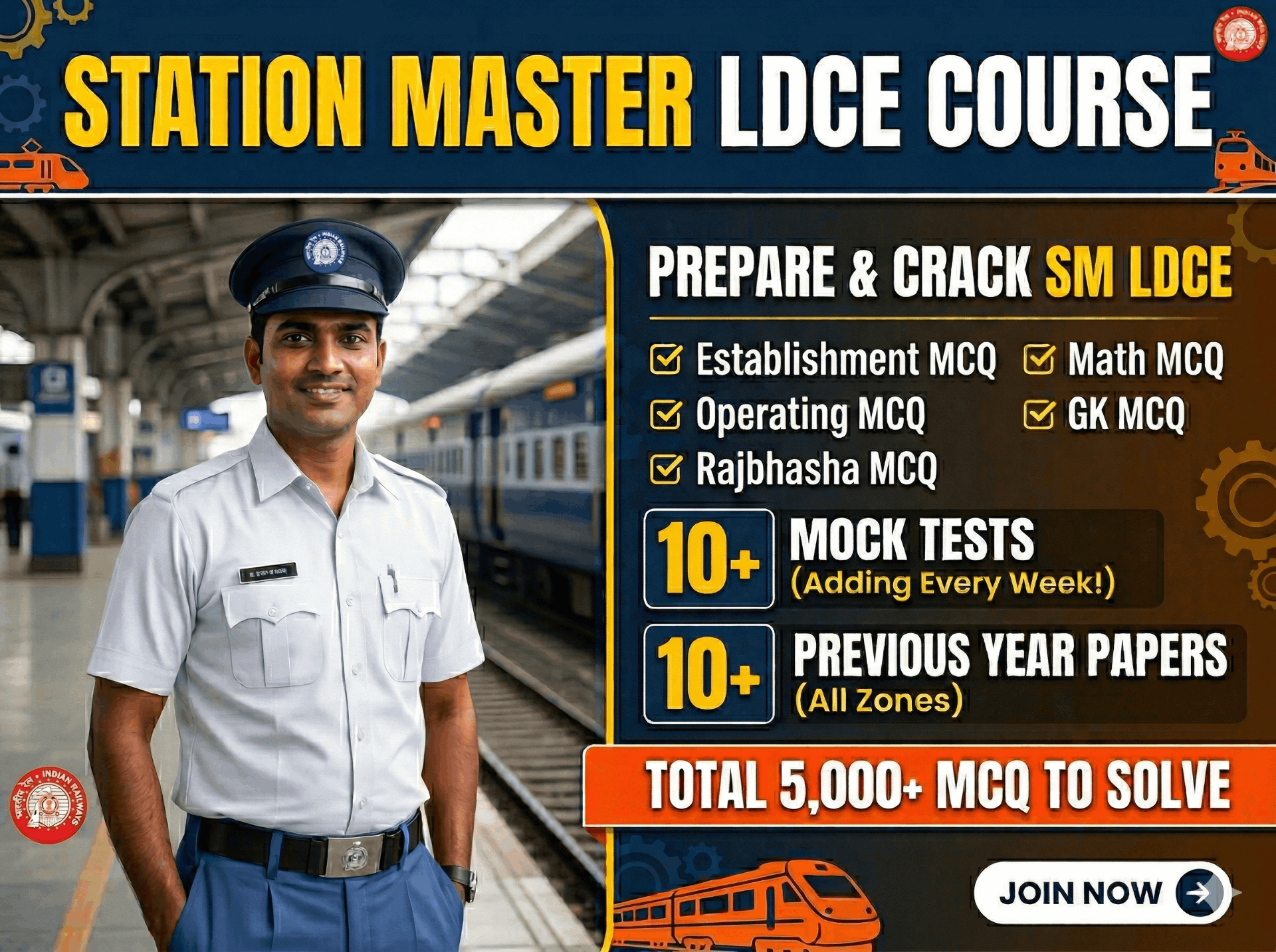 Station Master LDCE course poster