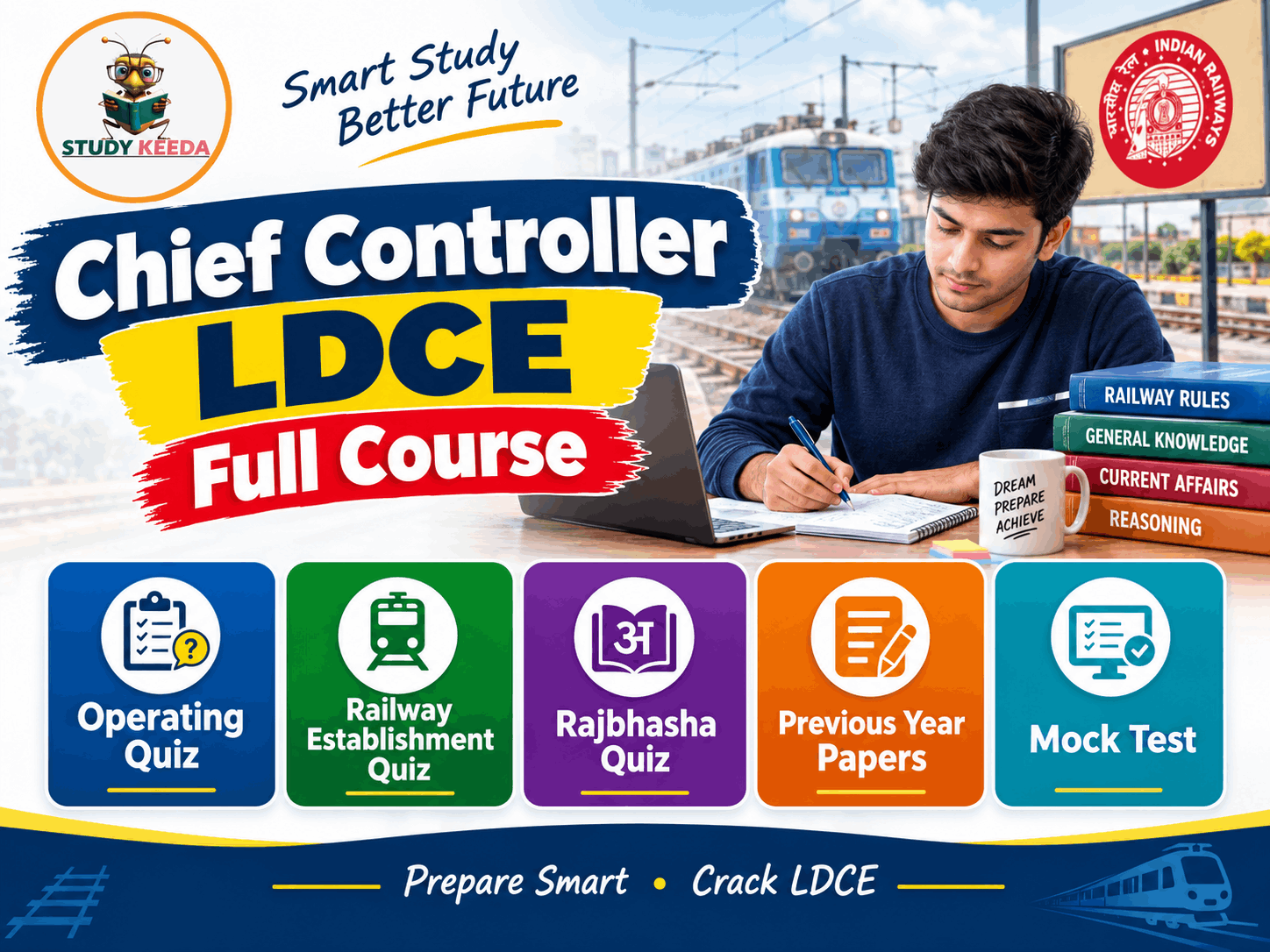 Study Keeda Chief Controller LDCE Full Course poster