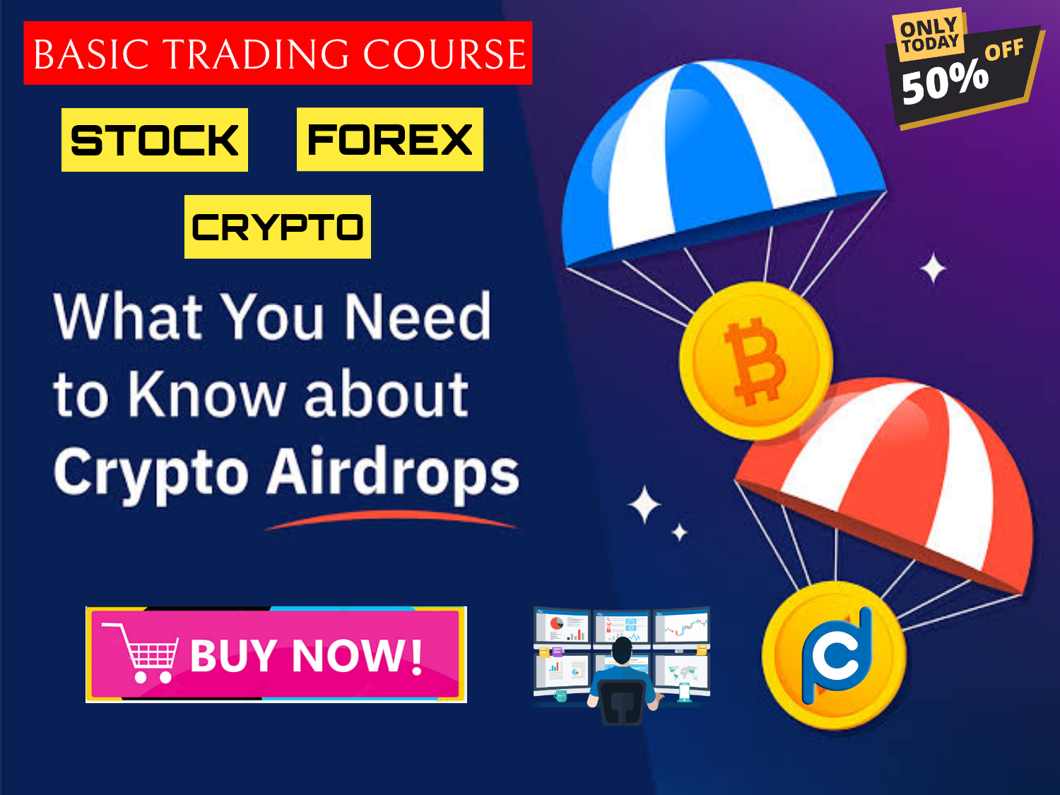 PDC - BASIC KNOWLEDGE OF TRADING ( STOCK - FOREX - CRYPTO - AIRDROP)