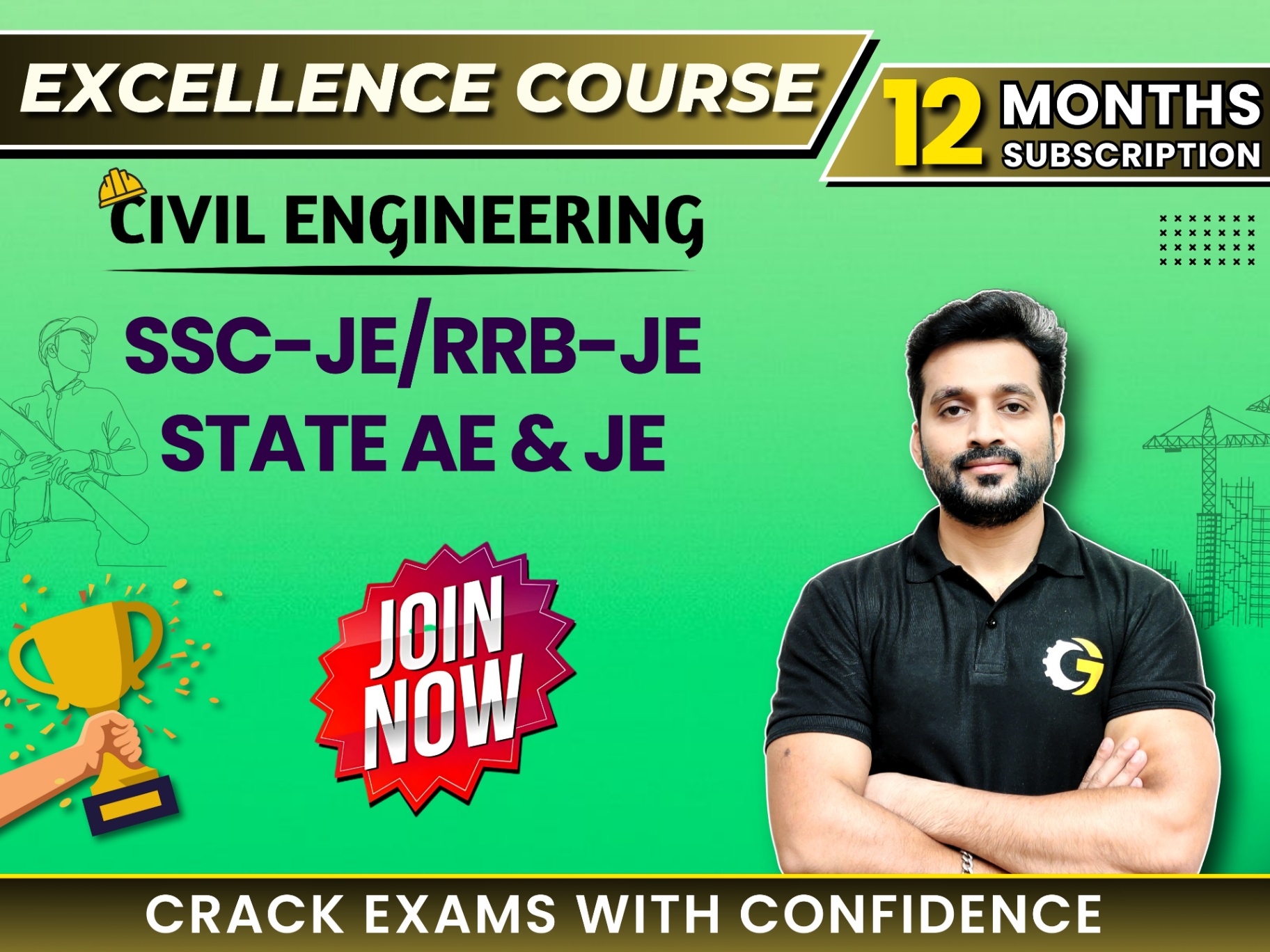 SSC JE & RRB JE (CE) | Excellence Course...