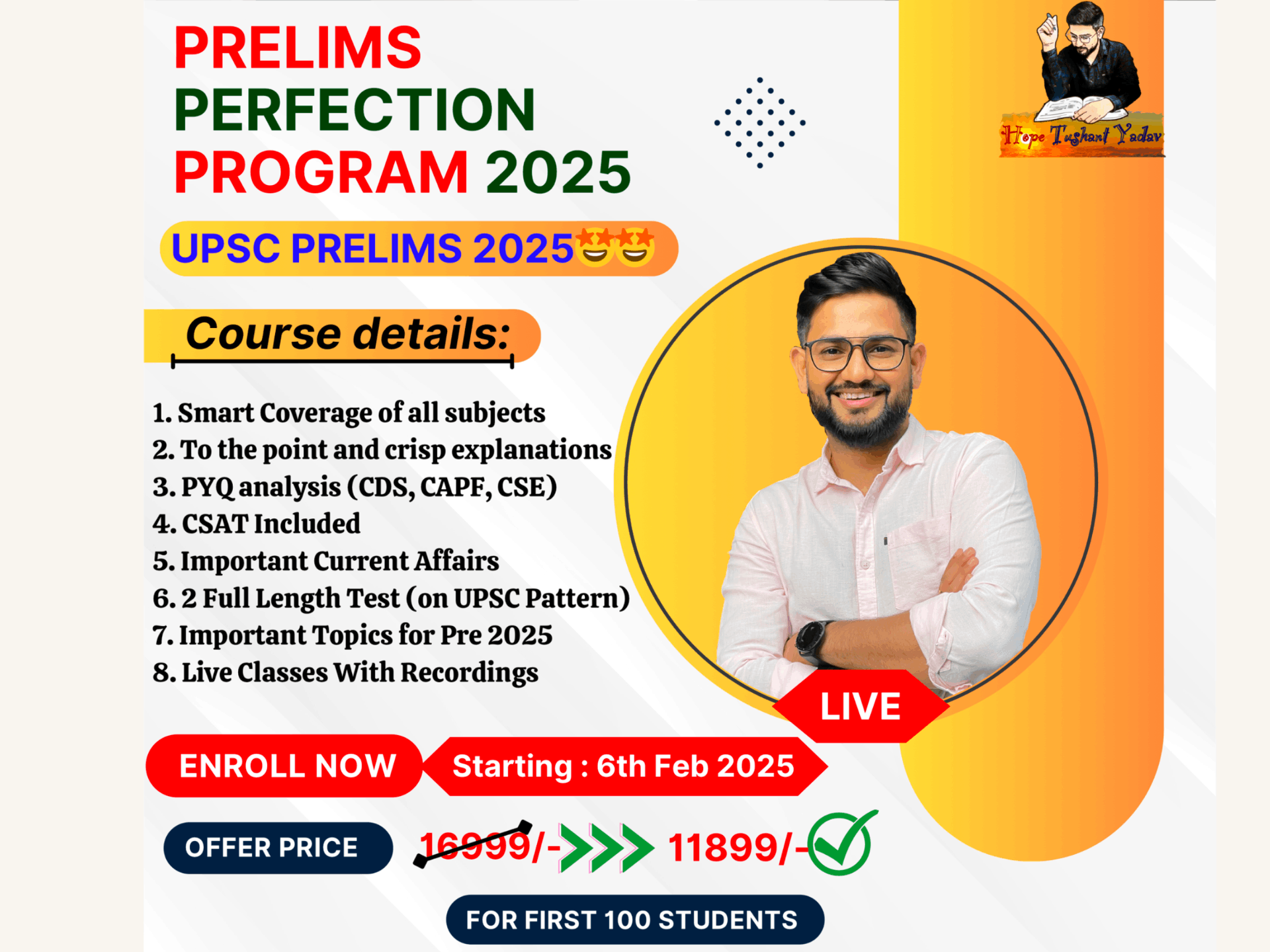 Prelims PERFECTION Program 2025